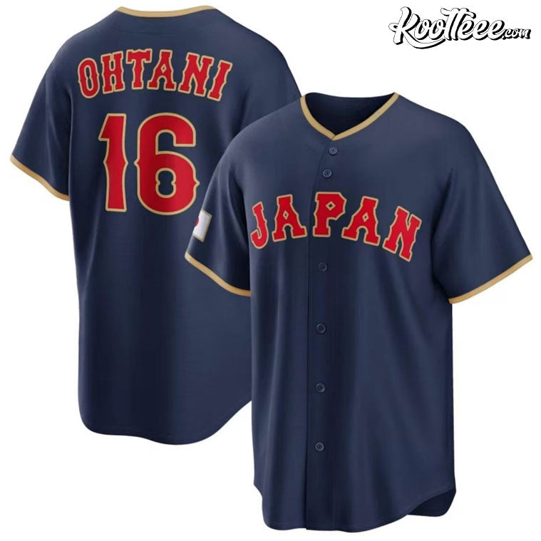 Ohtani No 16 2026 World Baseball Jersey baseball jersey product view 1