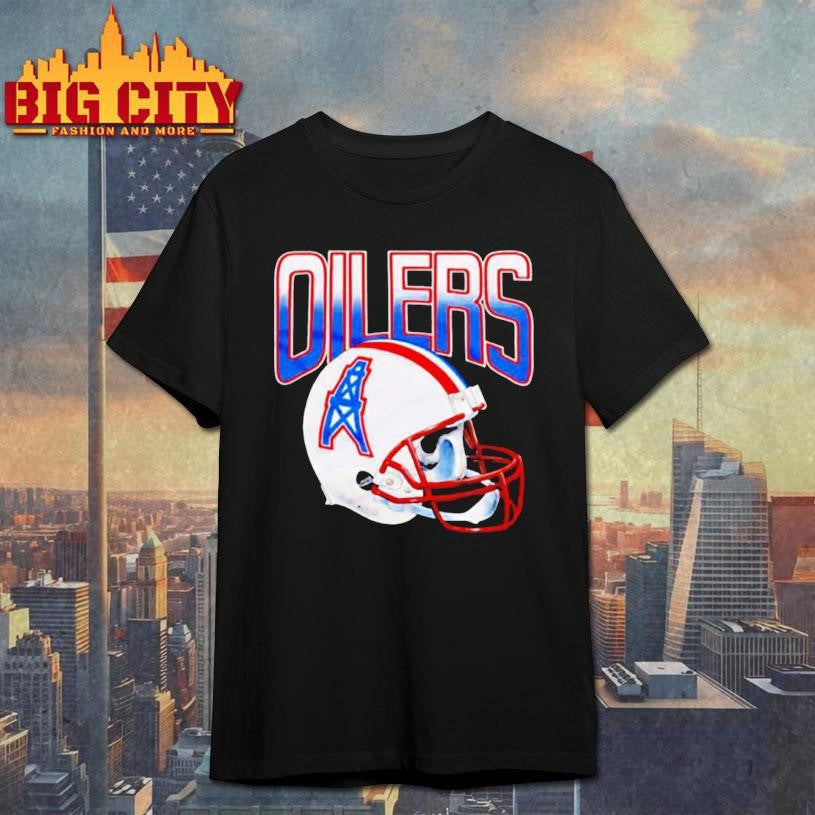 Oilers Football Gradient Helmet Shirt Unisex T-shirt, Sweatshirt, Hoodie, Long Sleeve Tee - T-Shirt, Sweatshirt, Hoodie