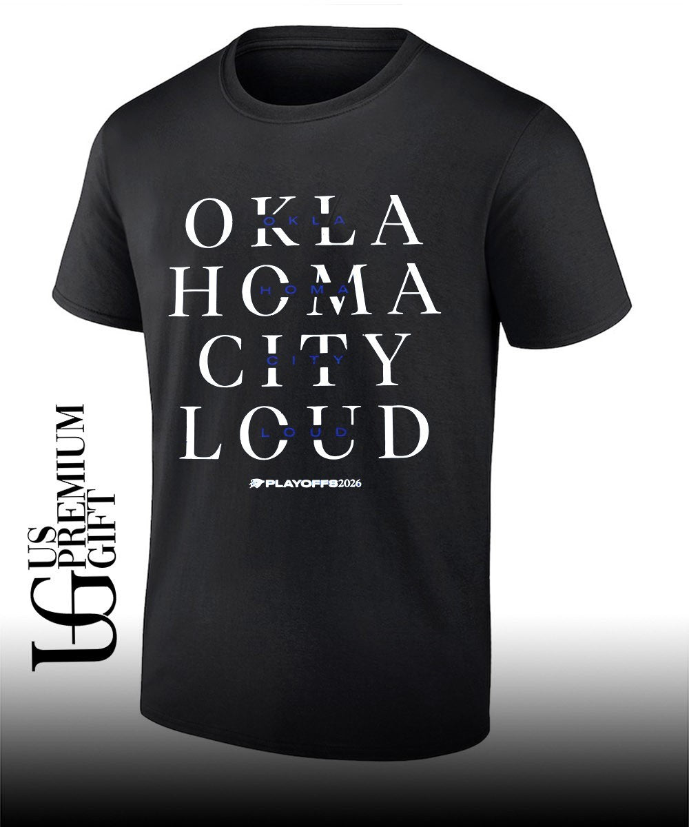 Oklahoma City Loud Oklahoma City Thunder NBA Playoffs 2026 shirt Unisex T-shirt, Sweatshirt, Hoodie, Long Sleeve Tee - T-Shirt, Sweatshirt, Hoodie