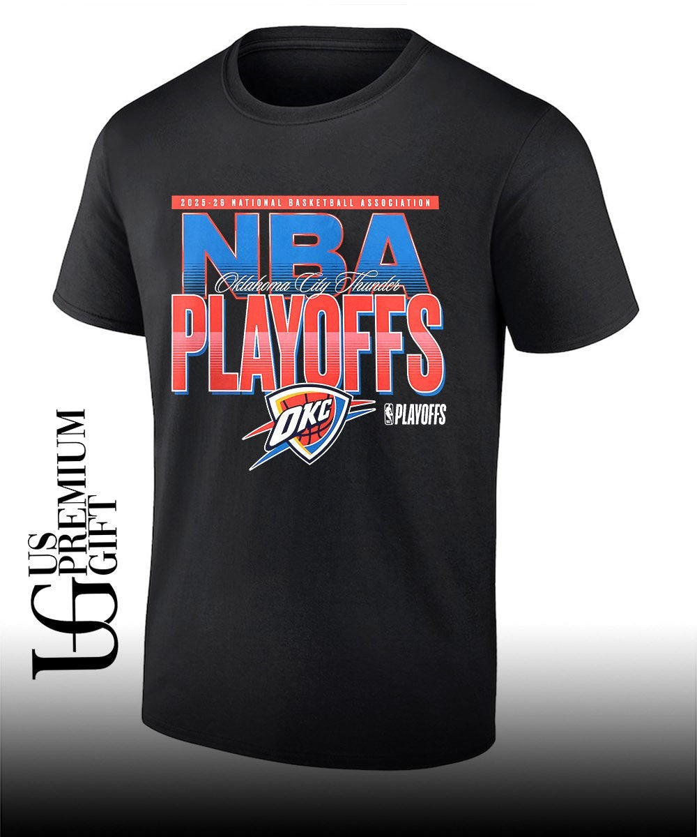 Oklahoma City Thunder 2025-2026 NBA Playoffs shirt Unisex T-shirt, Sweatshirt, Hoodie, Long Sleeve Tee - T-Shirt, Sweatshirt, Hoodie
