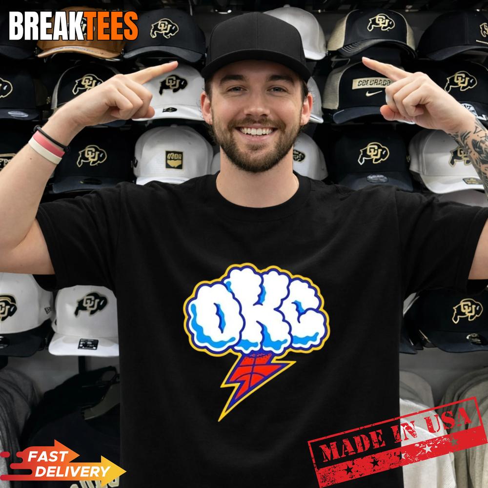Oklahoma City Thunder basketball lighting T-Shirt Unisex T-shirt, Sweatshirt, Hoodie, Long Sleeve Tee - T-Shirt, Sweatshirt, Hoodie