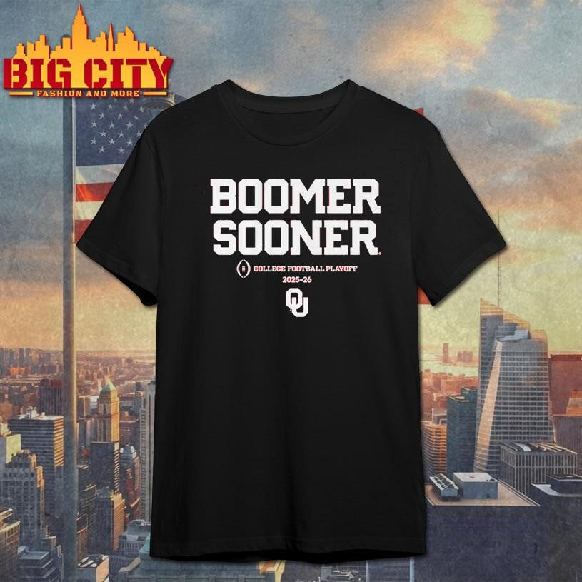 Oklahoma Football Boomer Sooner 2025 CFP Shirt Unisex T-shirt, Sweatshirt, Hoodie, Long Sleeve Tee - T-Shirt, Sweatshirt, Hoodie