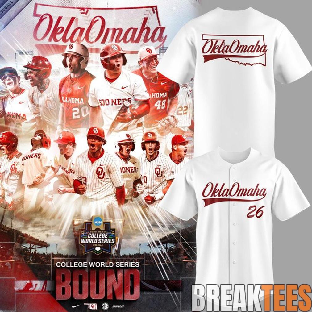 Oklahoma Sooners 2026 Regional OklaOmaha Special Edition Sooners Jersey Unisex T-shirt, Sweatshirt, Hoodie, Long Sleeve Tee - T-Shirt, Sweatshirt, Hoodie