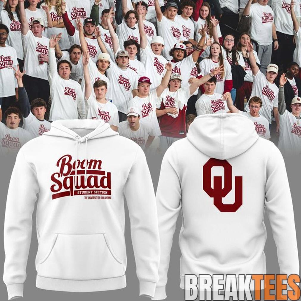 Oklahoma Sooners BoomSquad Limited Edition Hoodie Unisex T-shirt, Sweatshirt, Hoodie, Long Sleeve Tee - T-Shirt, Sweatshirt, Hoodie