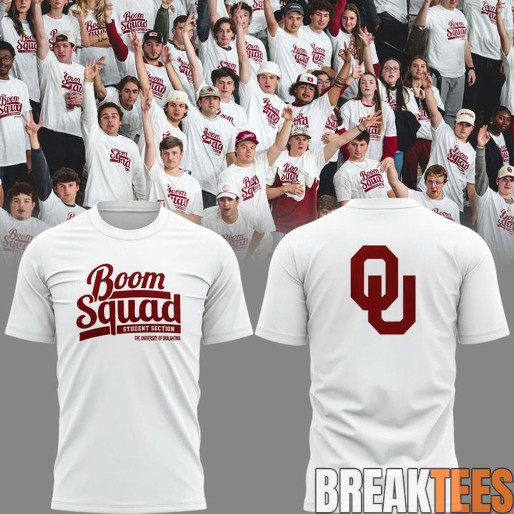 Oklahoma Sooners BoomSquad Limited Edition T-Shirt Unisex T-shirt, Sweatshirt, Hoodie, Long Sleeve Tee - T-Shirt, Sweatshirt, Hoodie