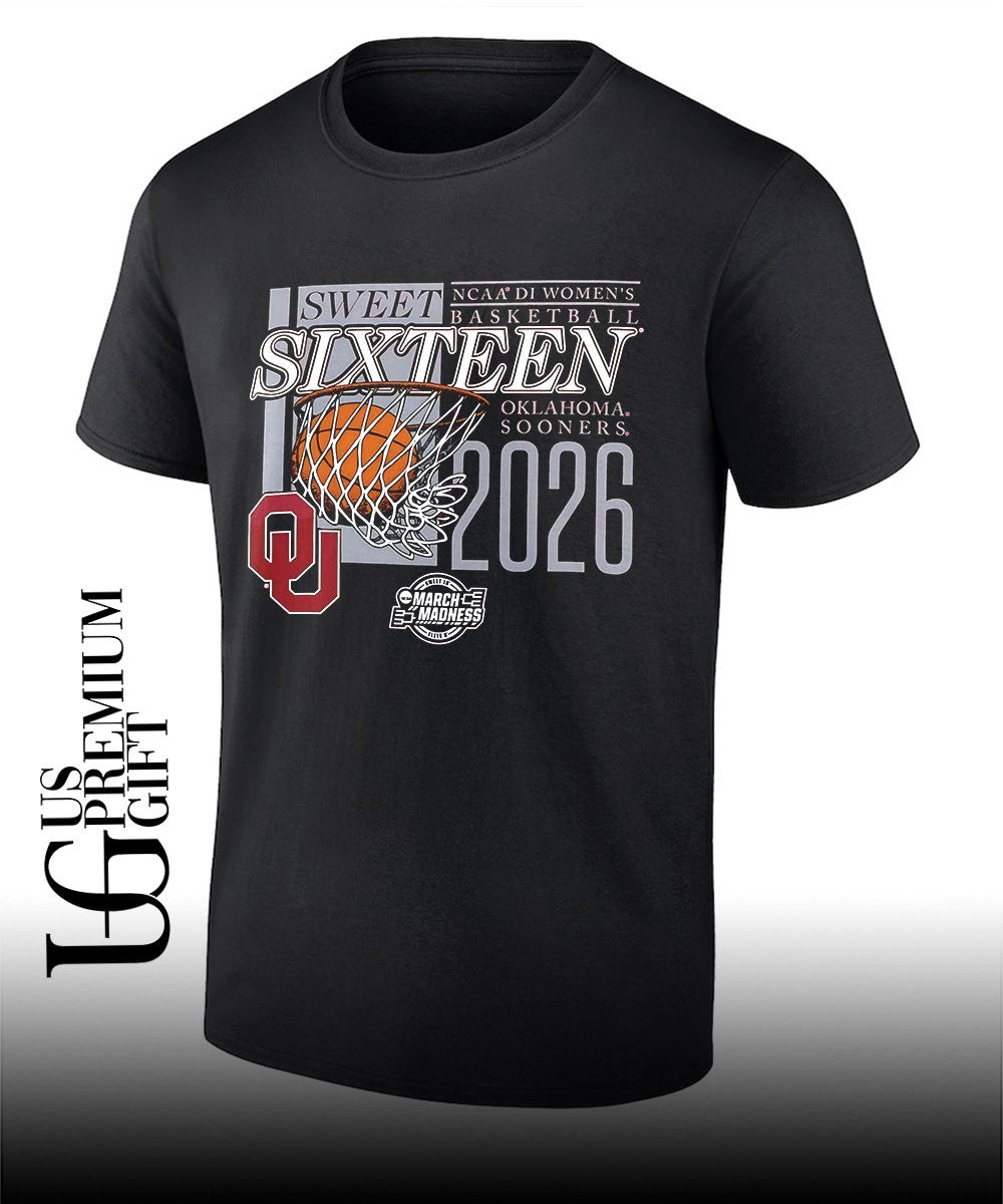 Oklahoma Sooners Sweet Sixteen NCAA 2026 Division 1 Womens basketball March Madness shirt - T-Shirt, Sweatshirt, Hoodie