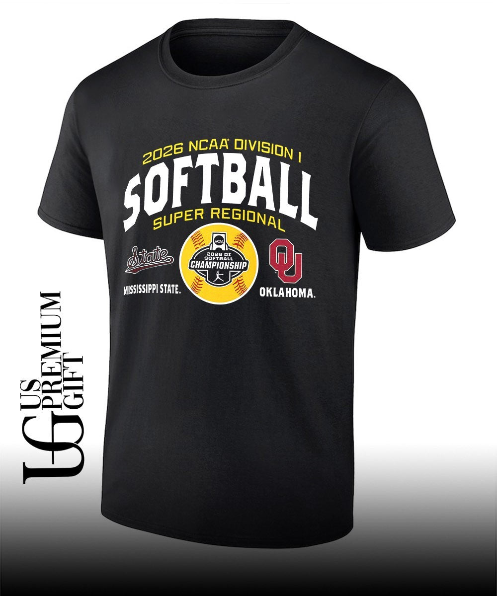 Oklahoma Sooners vs Mississippi State Bulldogs 2026 NCAA Division I Softball Super Regionals shirt - T-Shirt, Sweatshirt, Hoodie