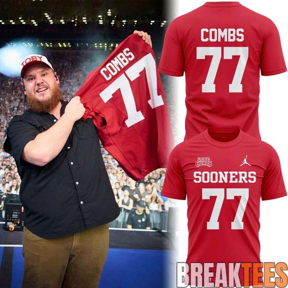 Oklahoma Sooners x Luke Combs 2026 Tour Limited Edition T-Shirt Unisex T-shirt, Sweatshirt, Hoodie, Long Sleeve Tee - T-Shirt, Sweatshirt, Hoodie