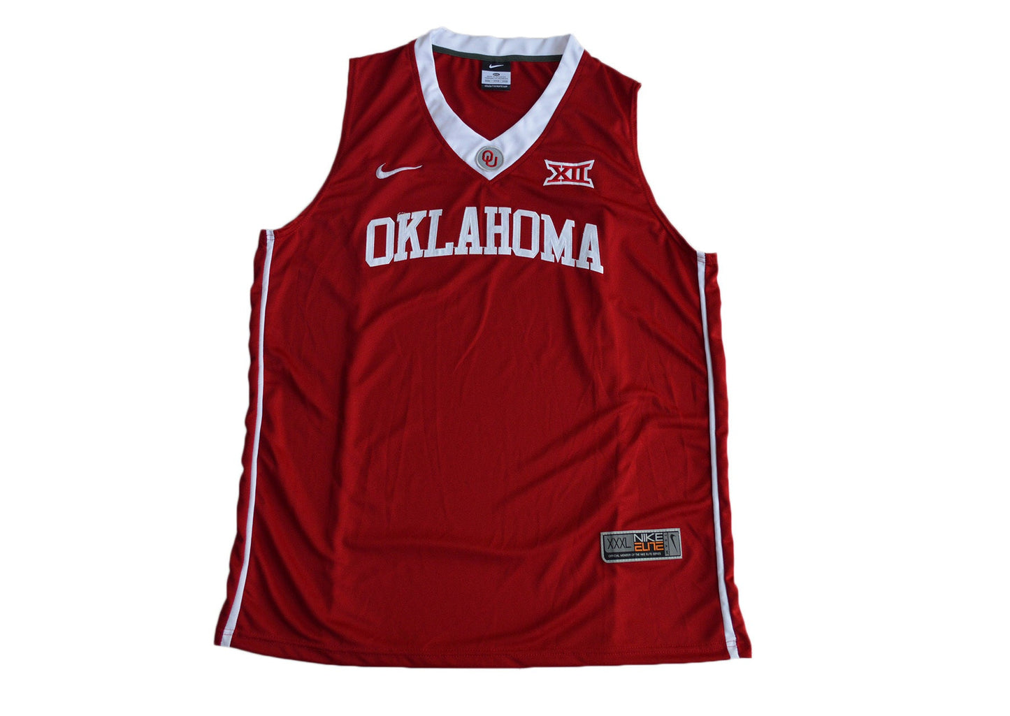 Oklahoma Basketball Burgundy Front College Football Jersey football jersey product view 1