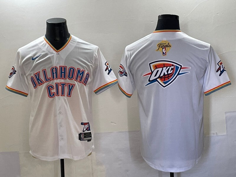 Oklahoma City Thunder #8 Jalen Williams nba Collaboration Style 3 Basketball Jersey basketball jersey product view 1
