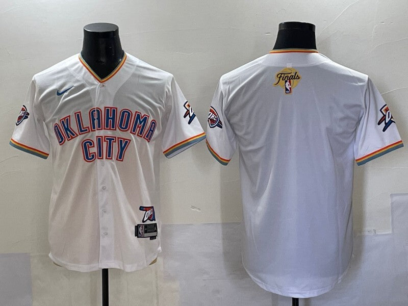 Oklahoma City Thunder #8 Jalen Williams nba Collaboration Style 4 Basketball Jersey basketball jersey product view 1