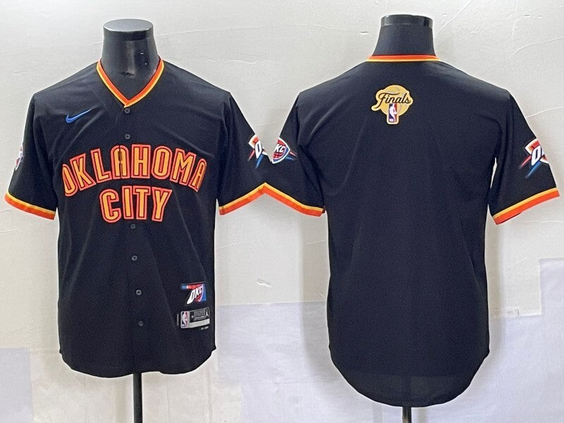 Oklahoma City Thunder nba Collaboration Style 6 Basketball Jersey basketball jersey product view 1