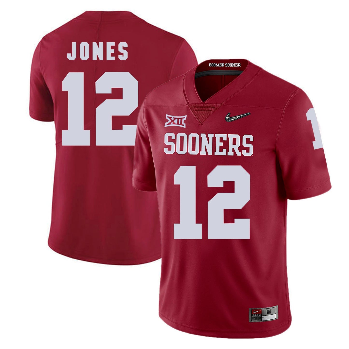 Oklahoma Sooners Landry Jones 12 Diamond Edition College Football Jersey football jersey product view 1