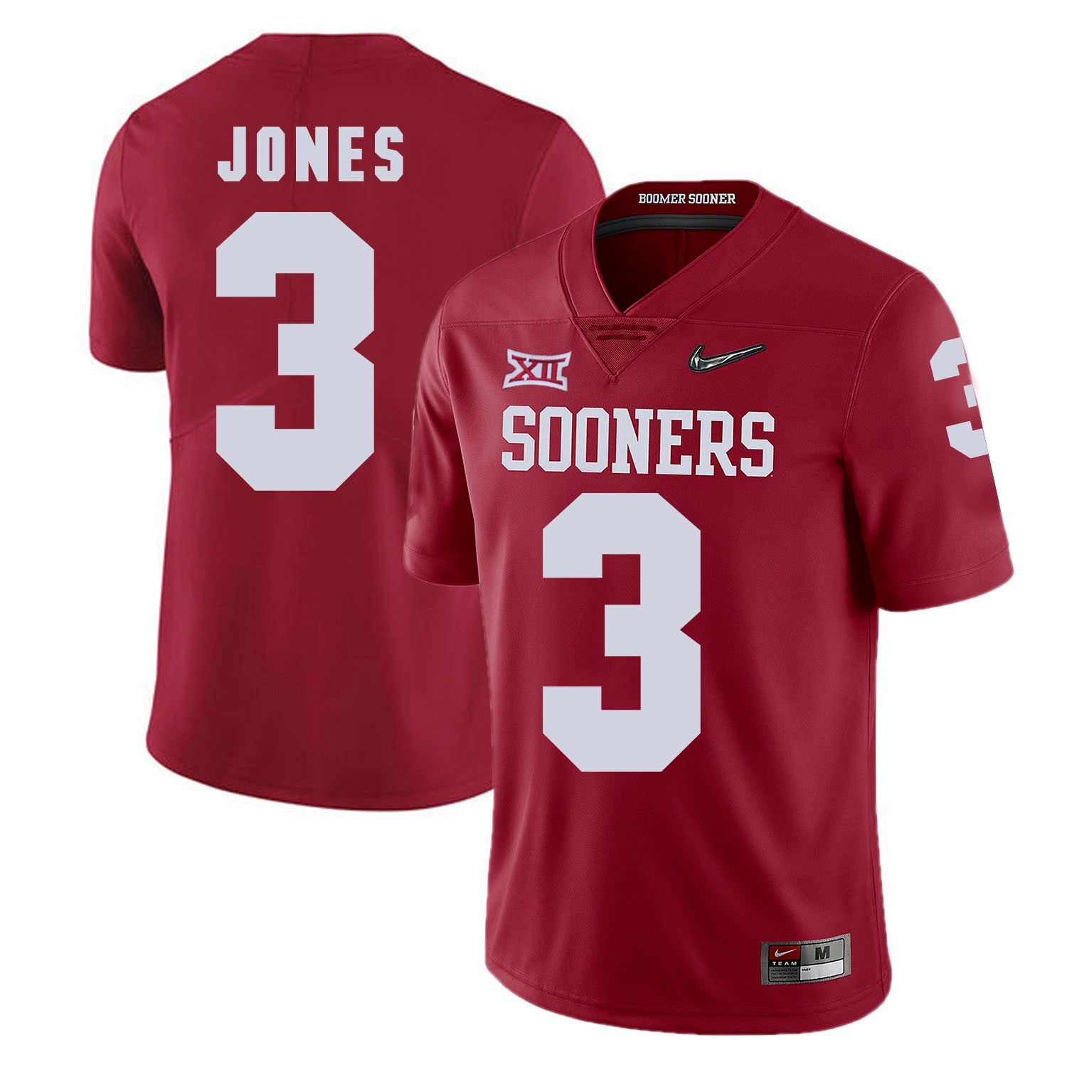 Oklahoma Sooners Mykel Jones 3 Diamond Edition College Football Jersey football jersey product view 1