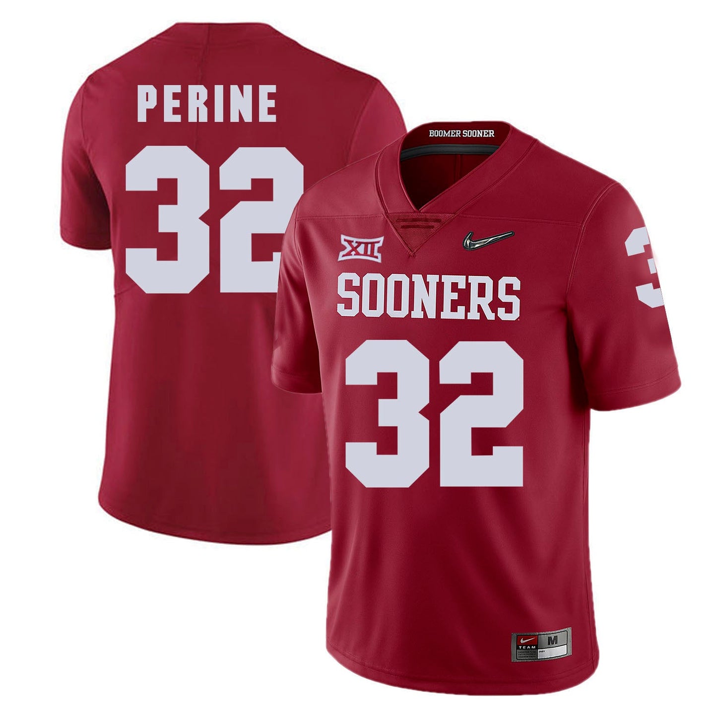 Oklahoma Sooners Samaje Perine 32 Diamond Edition College Football Jersey football jersey product view 1
