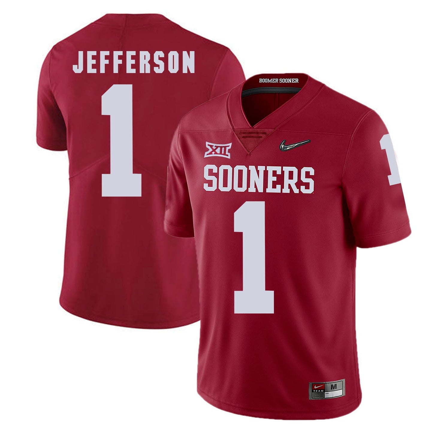 Oklahoma Sooners Tony Jefferson 1 Diamond Edition College Football Jersey football jersey product view 1