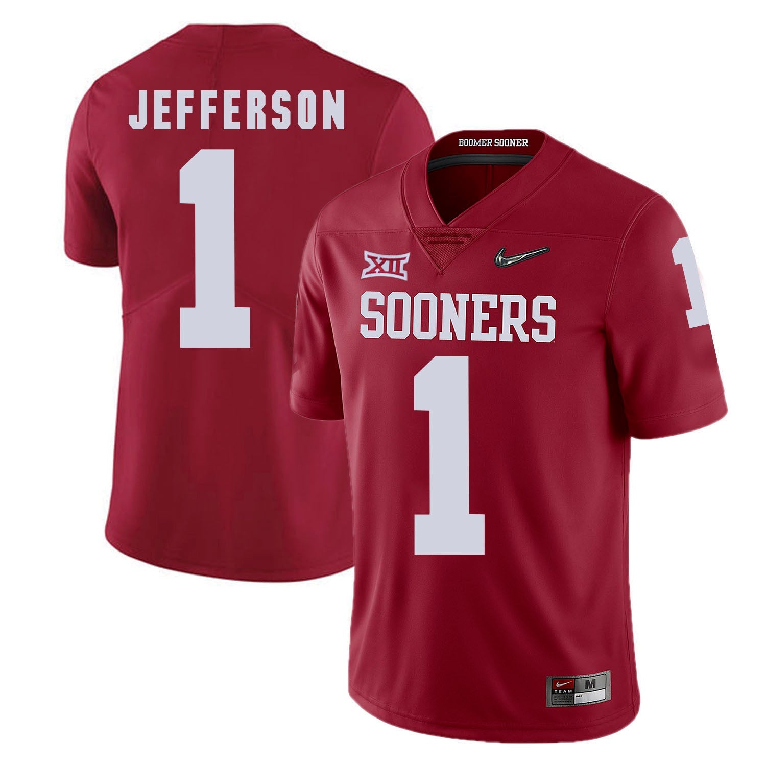 Oklahoma Sooners Tony Jefferson 1 Diamond Edition College Football Jersey football jersey product view 1