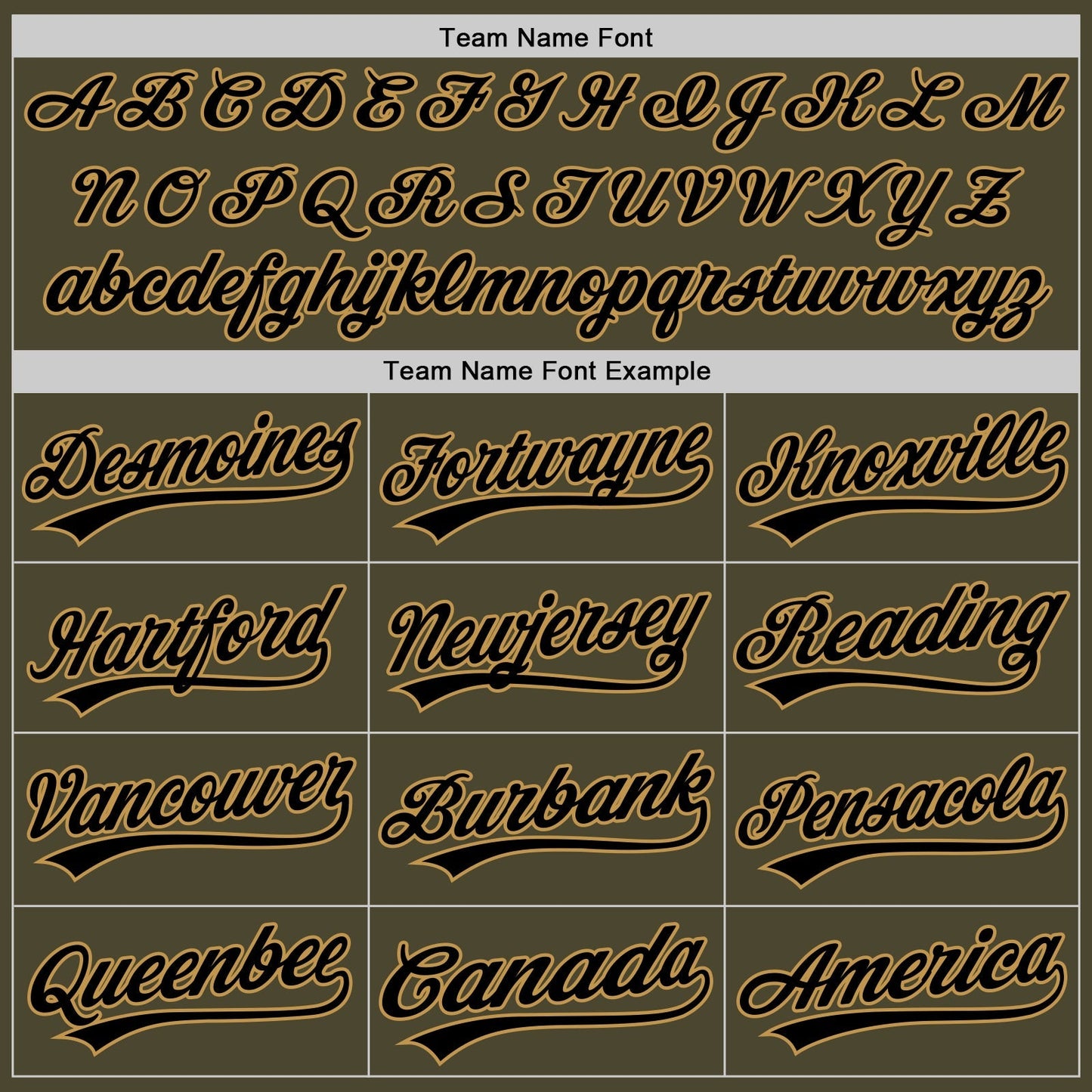 Custom Olive Black-Old Gold Authentic Throwback Salute To Service Baseball Jersey baseball jersey product view 4