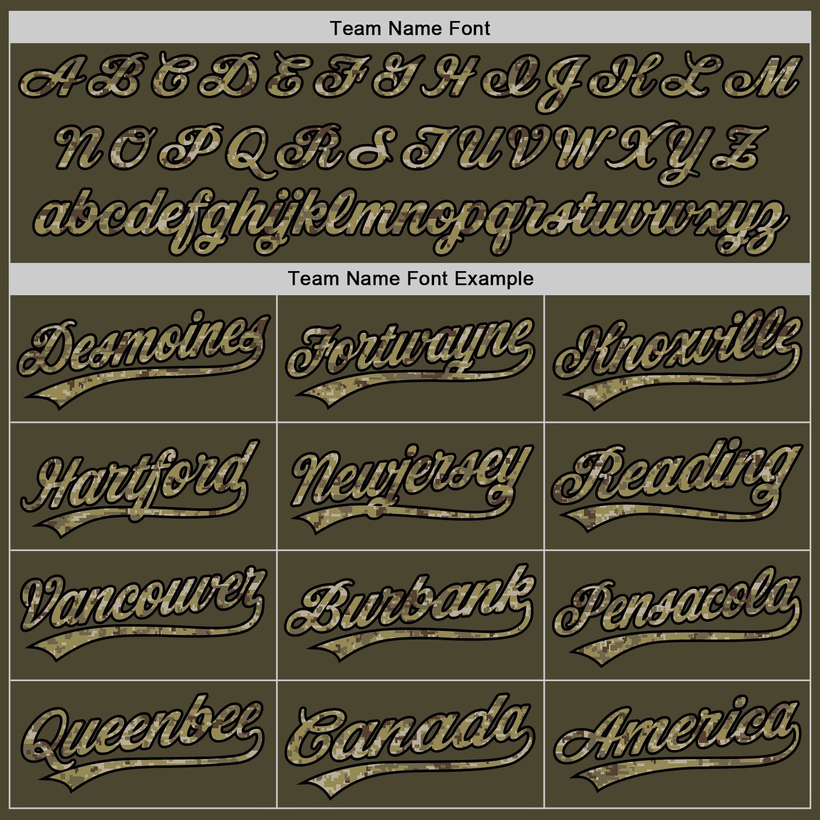 Custom Olive Camo Black-Old Gold Authentic Throwback Salute To Service Baseball Jersey baseball jersey product view 4