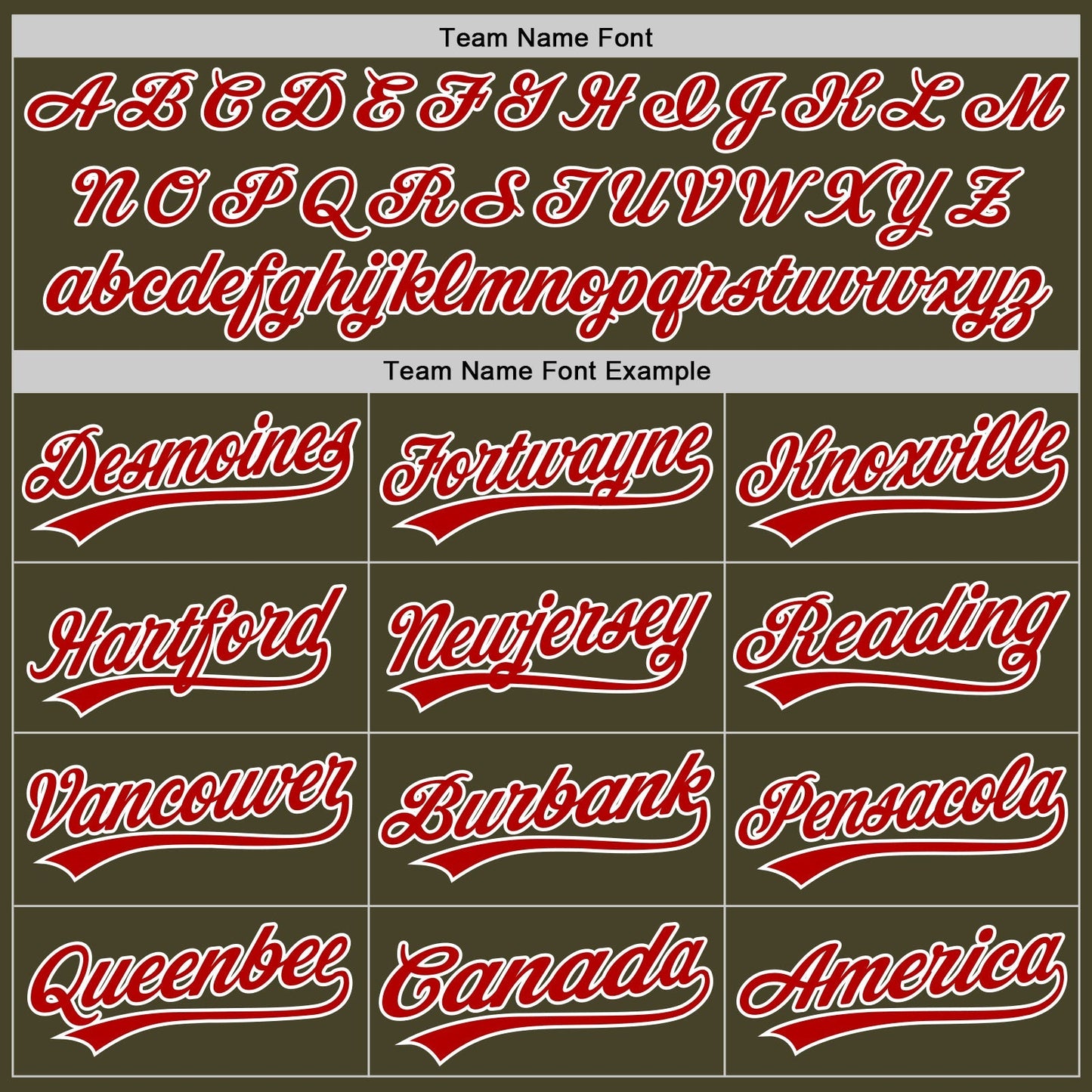 Custom Olive Red-White Authentic Baseball Jersey baseball jersey product view 4