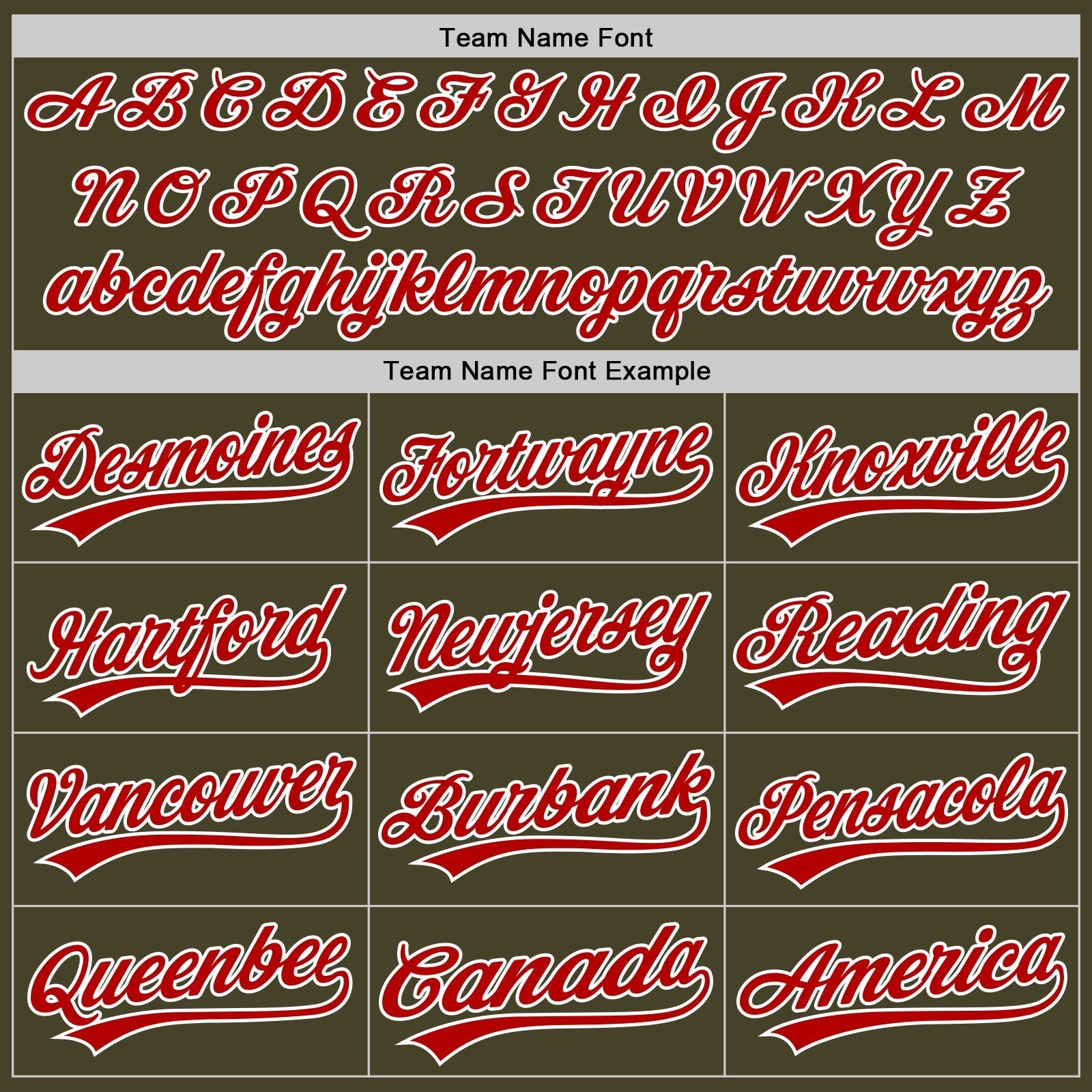 Custom Olive Red-White Authentic Baseball Jersey baseball jersey product view 4