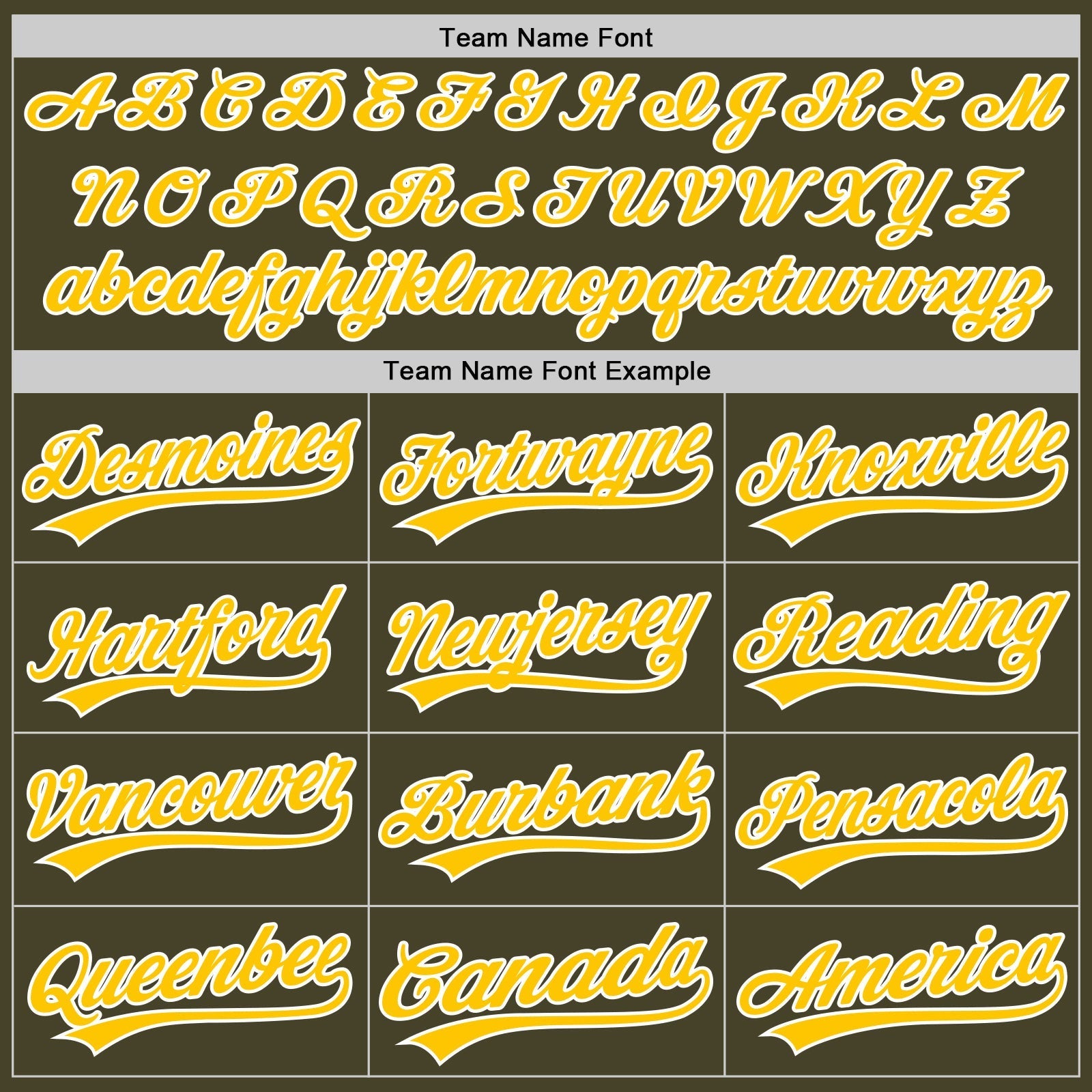 Custom Olive Yellow-White Authentic Baseball Jersey baseball jersey product view 4