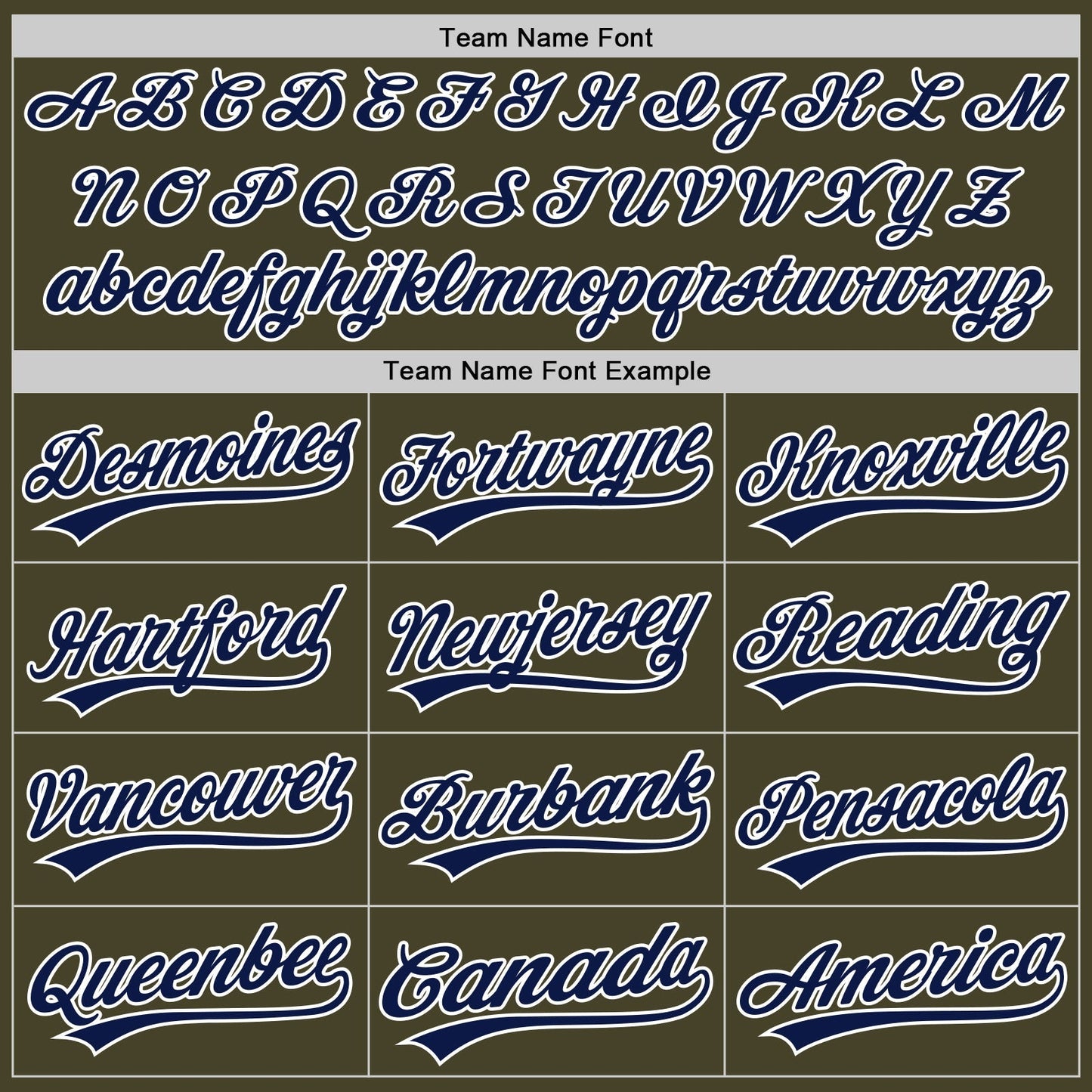 Custom Olive Navy-White Authentic Baseball Jersey baseball jersey product view 4