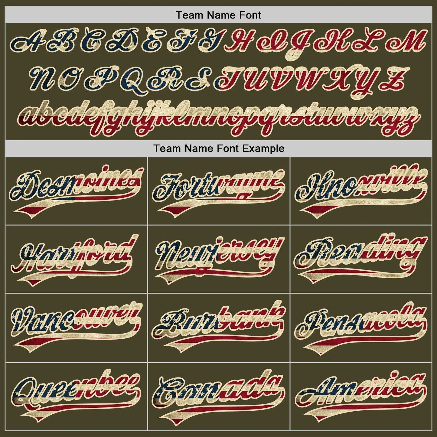 Custom Olive Vintage USA Flag-Cream Authentic Baseball Jersey baseball jersey product view 4