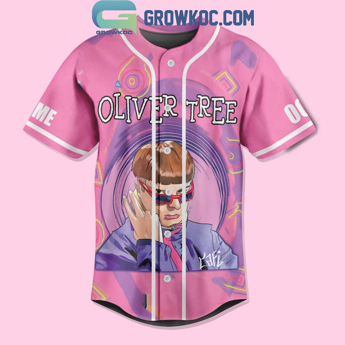 Oliver Tree I’m An Alien Among The Human Personalized Baseball Jersey baseball jersey product view 2