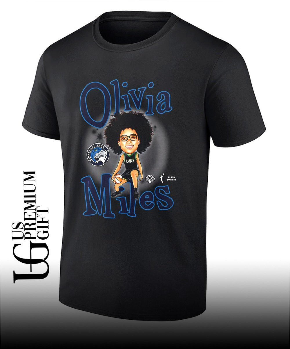 Olivia Miles Minnesota Lynx WNBA Playa Society Draft 2026 shirt Unisex T-shirt, Sweatshirt, Hoodie, Long Sleeve Tee - T-Shirt, Sweatshirt, Hoodie