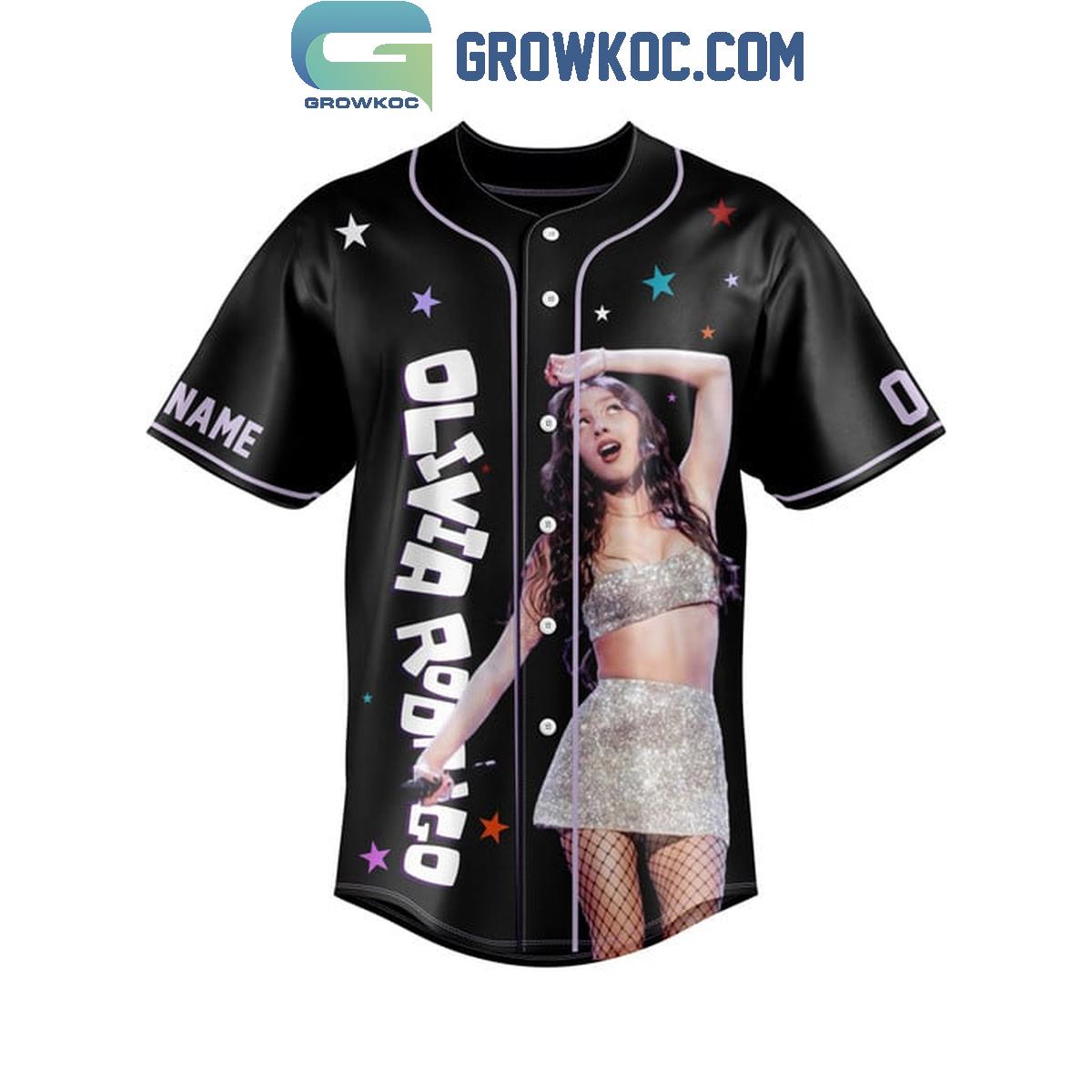 Olivia Rodrigo Guts World Tour Small Girl Personalized Baseball Jersey baseball jersey product view 2