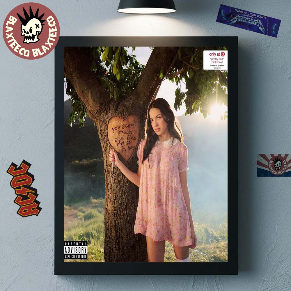 Olivia Rodrigo You Seem Pretty Sad For A Girl So In Love Album Cover Target Exclusive Home Decor Poster Canvas - T-Shirt, Sweatshirt, Hoodie