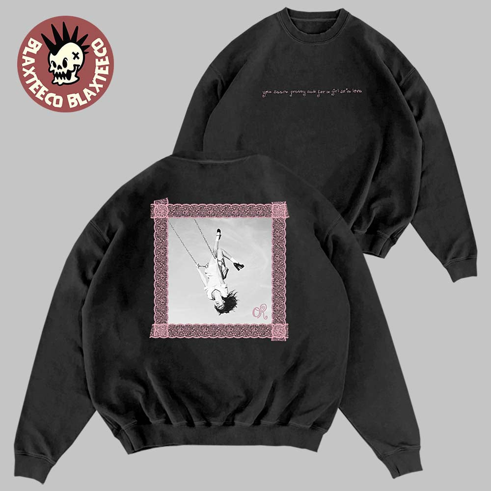 Olivia Rodrigo You Seem Pretty Sads For A Girl So In Love Merch Lace Album Cover Crewneck Sweater - T-Shirt, Sweatshirt, Hoodie