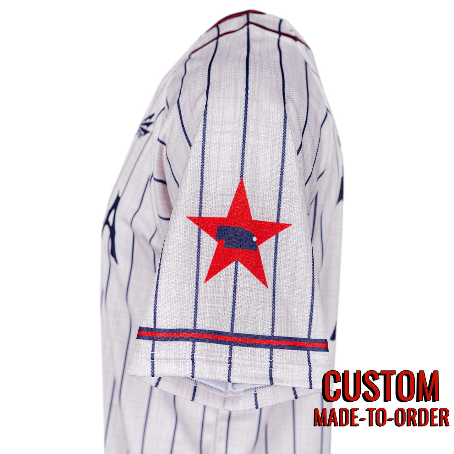 Omaha World Series Baseball Jersey *CUSTOM* (Vintage) baseball jersey product view 3