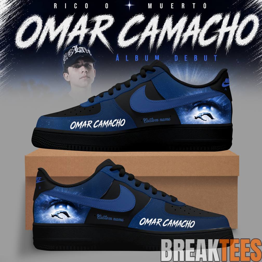 Omar Camacho OC1 Album Debut Custom Air Force 1 Shoes Unisex T-shirt, Sweatshirt, Hoodie, Long Sleeve Tee - T-Shirt, Sweatshirt, Hoodie