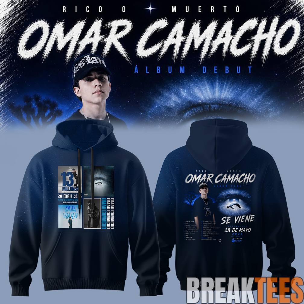 Omar Camacho OC1 Album Debut Hoodie Unisex T-shirt, Sweatshirt, Hoodie, Long Sleeve Tee - T-Shirt, Sweatshirt, Hoodie