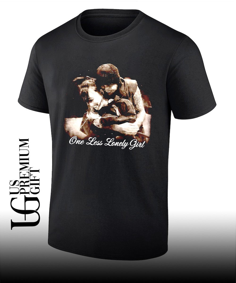 One Less Lonely Girl Coachella 2026 Justin Bieber Billie Eilish shirt Unisex T-shirt, Sweatshirt, Hoodie, Long Sleeve Tee - T-Shirt, Sweatshirt, Hoodie