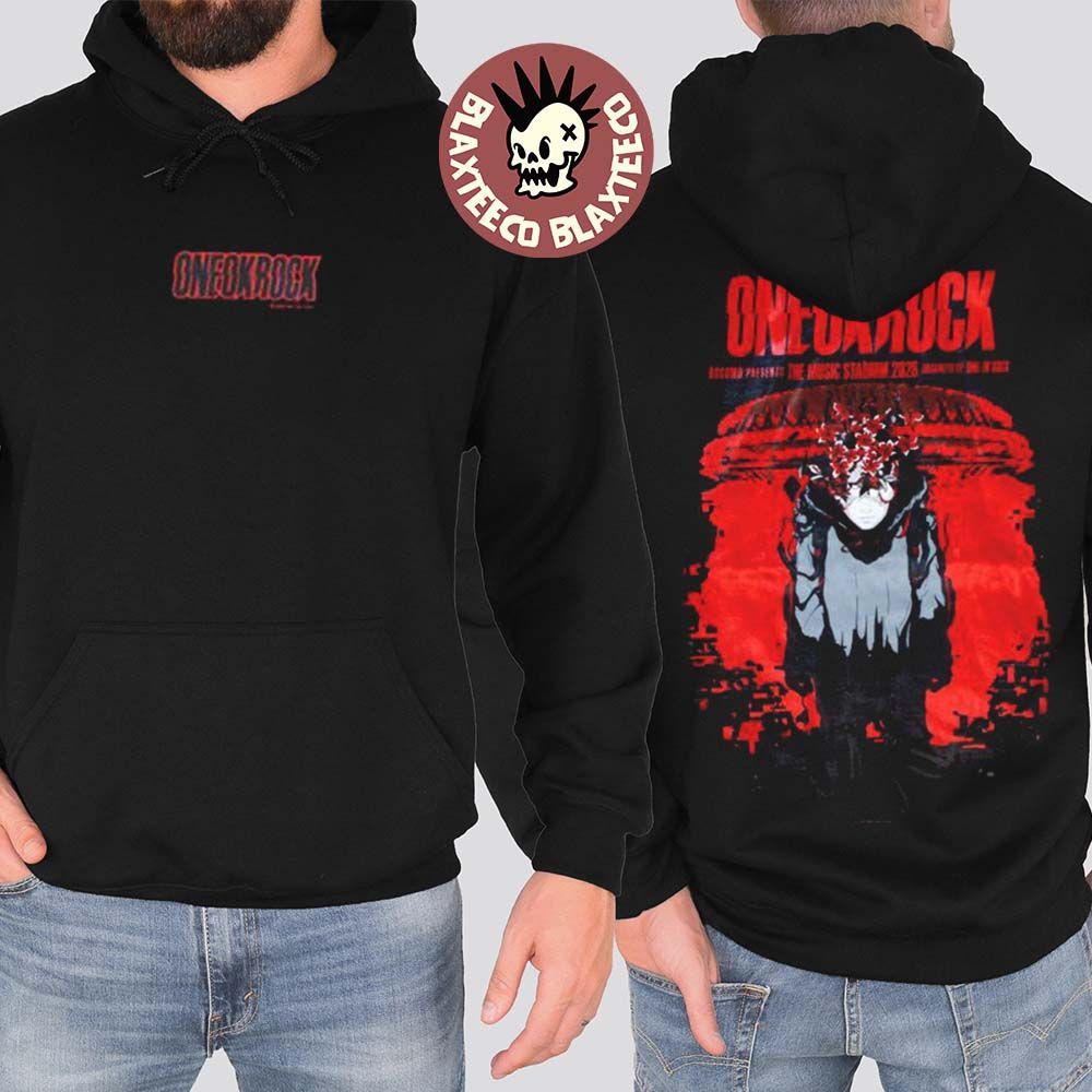 One Ok Rock Docomo Presents The Music Stadium 2026 Merch Hoodie Unisex T-shirt, Sweatshirt, Hoodie, Long Sleeve Tee - T-Shirt, Sweatshirt, Hoodie