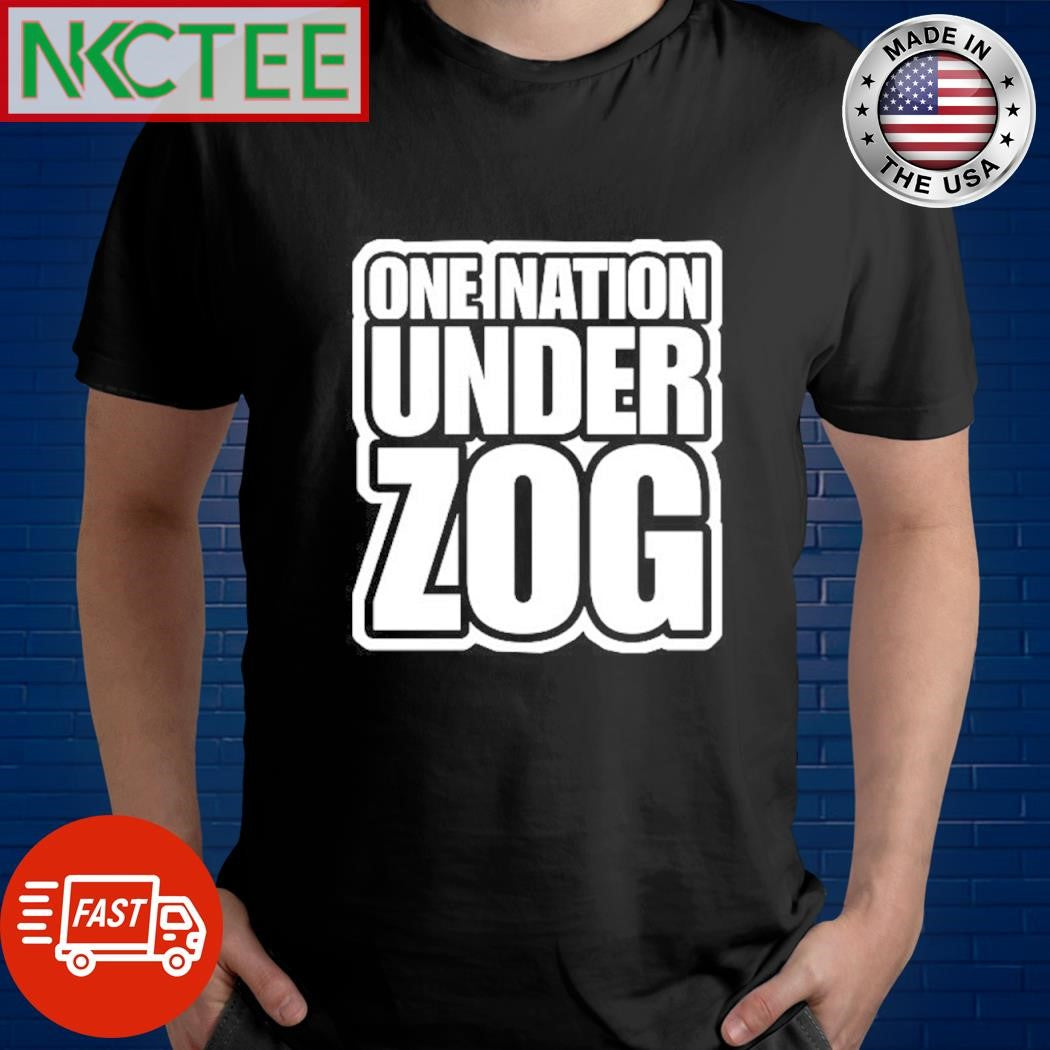 One nation under zog shirt Unisex T-shirt, Sweatshirt, Hoodie, Long Sleeve Tee - T-Shirt, Sweatshirt, Hoodie