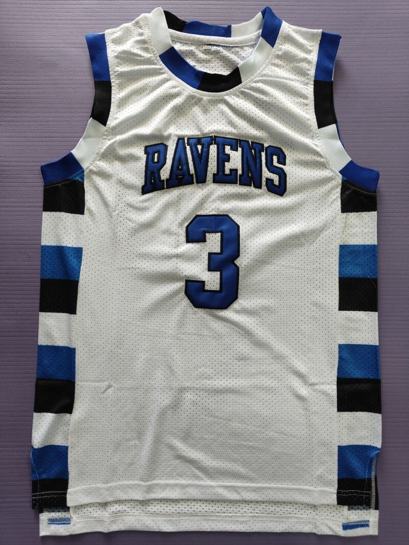 One Tree Hill Ravens #3 Lucas Scott Basketball 3 # White Jersey Style 2 College Football Jersey football jersey product view 1