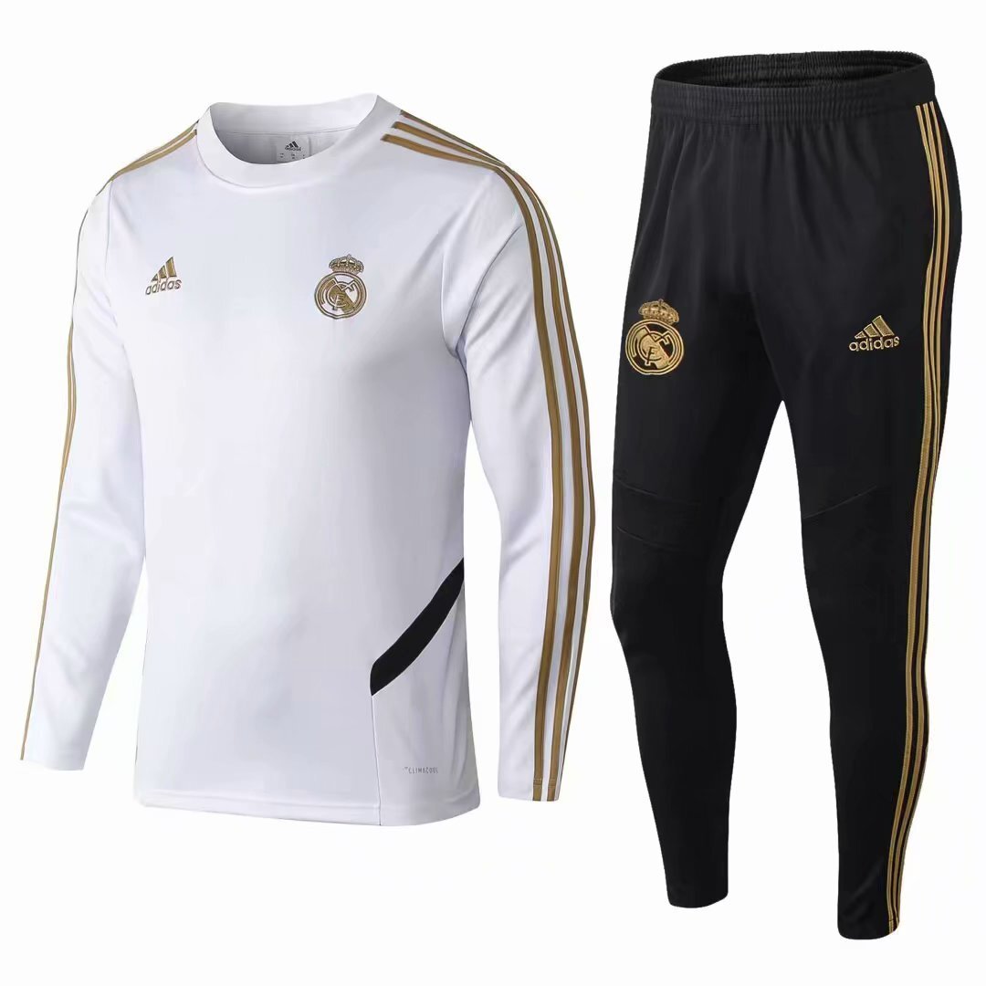 Oneck Real Madrid Gold Logo Suit 1 Soccer Jersey sports jersey product view 1