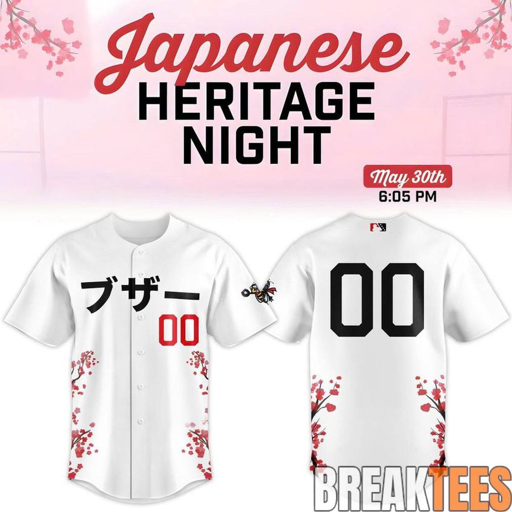 Ontario Tower Buzzers x Japanese Heritage Night Custom Baseball Jersey Unisex T-shirt, Sweatshirt, Hoodie, Long Sleeve Tee - T-Shirt, Sweatshirt, Hoodie