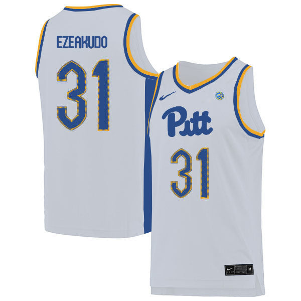 Onyebuchi Ezeakudo 31 White College Football Jersey football jersey product view 1