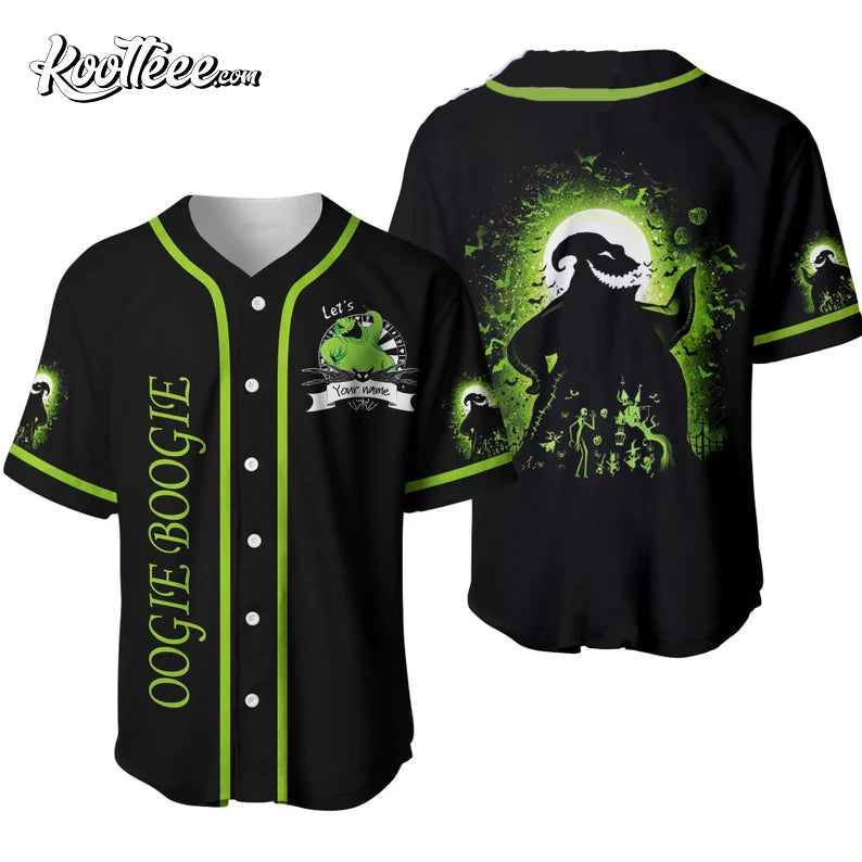 Oogie Boogie Baseball Jersey baseball jersey product view 1