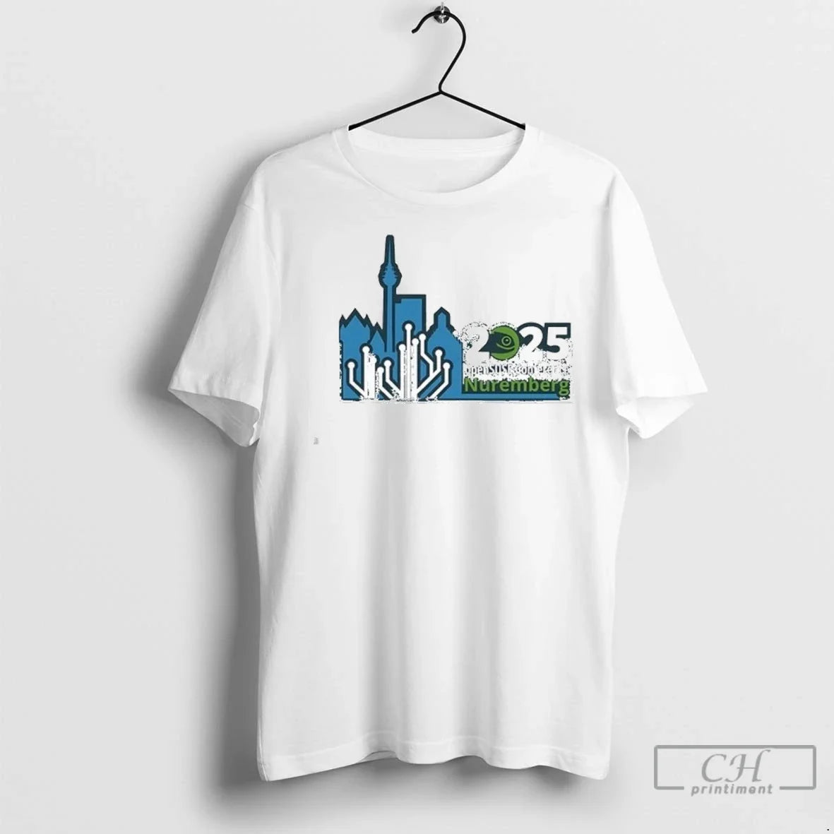 Opensuse Conference Nuremberg 2025 T Shirts Unisex T-shirt, Sweatshirt, Hoodie, Long Sleeve Tee - T-Shirt, Sweatshirt, Hoodie