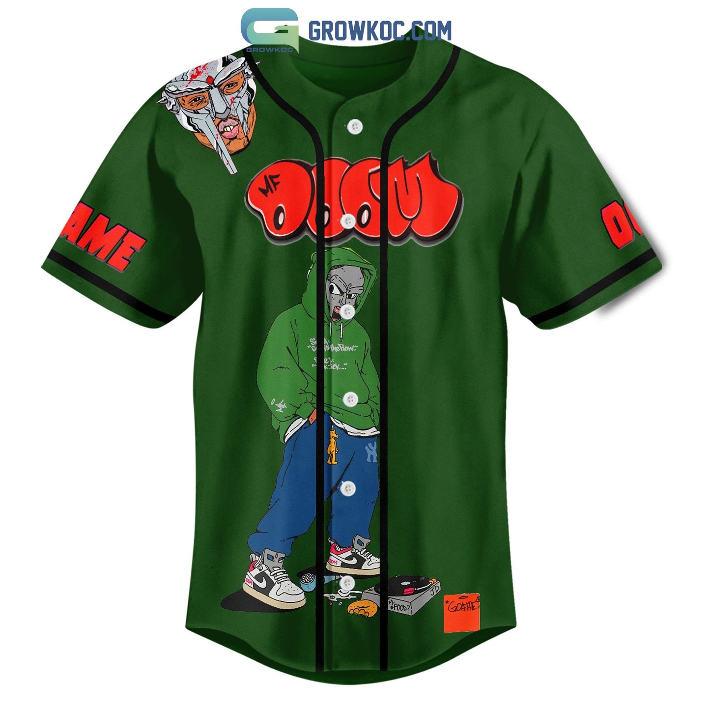 Operation Doomsday Personalized Baseball Jersey baseball jersey product view 2