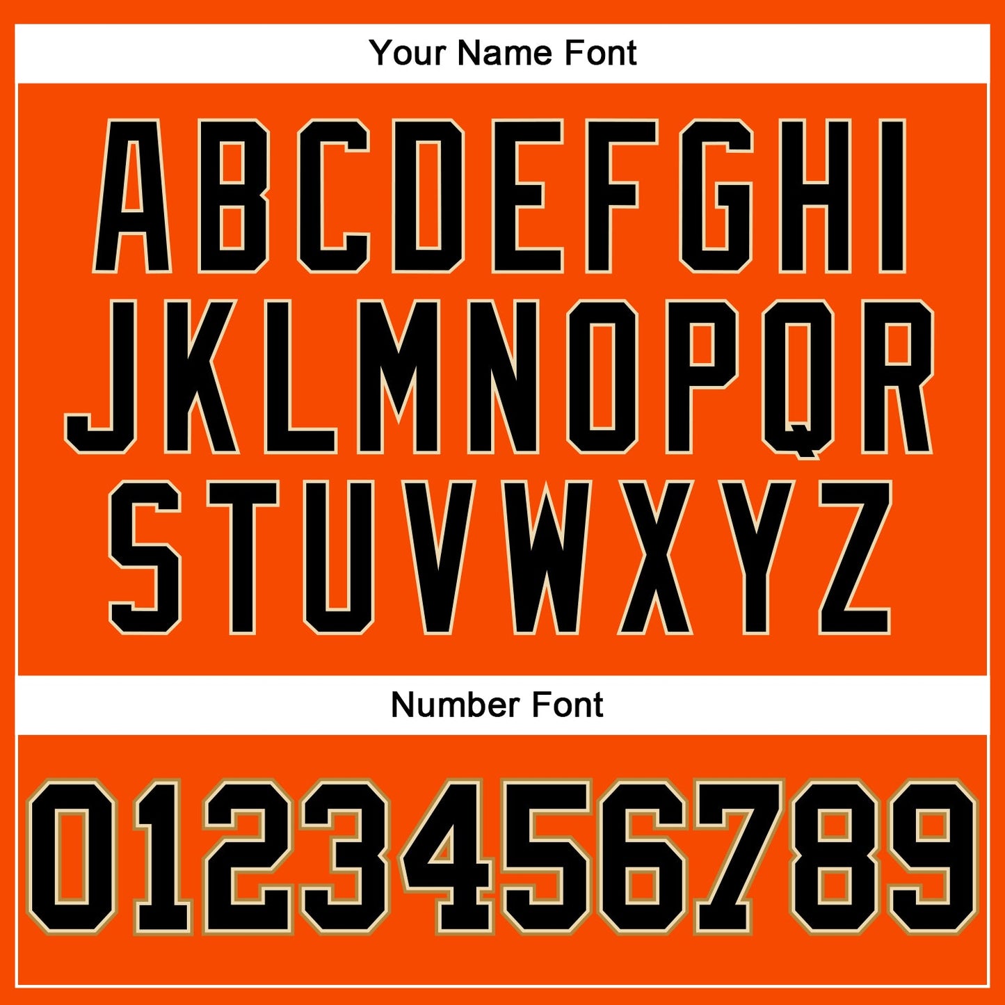Custom Orange Black-Cream Authentic Sleeveless Baseball Jersey baseball jersey product view 4