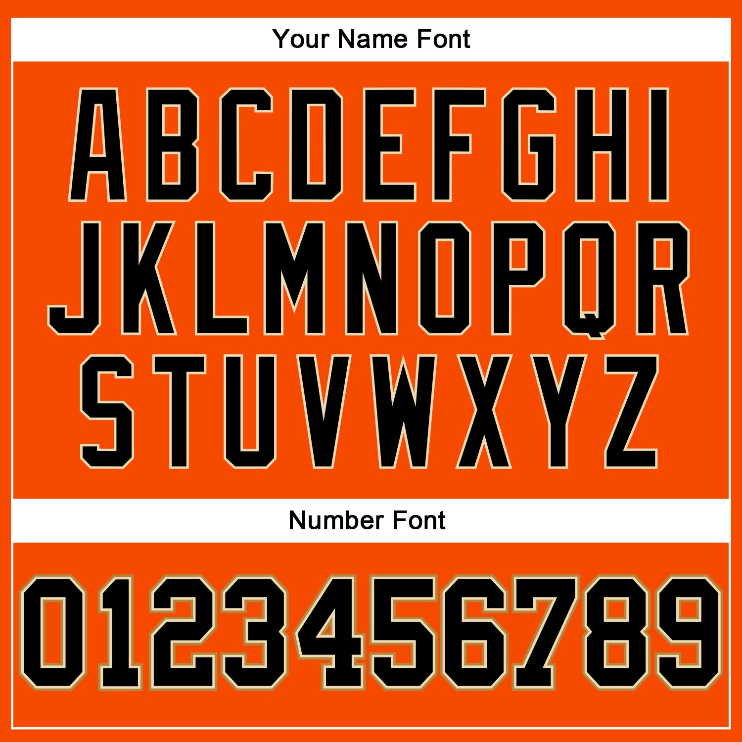 Custom Orange Black-Cream Authentic Sleeveless Baseball Jersey baseball jersey product view 4