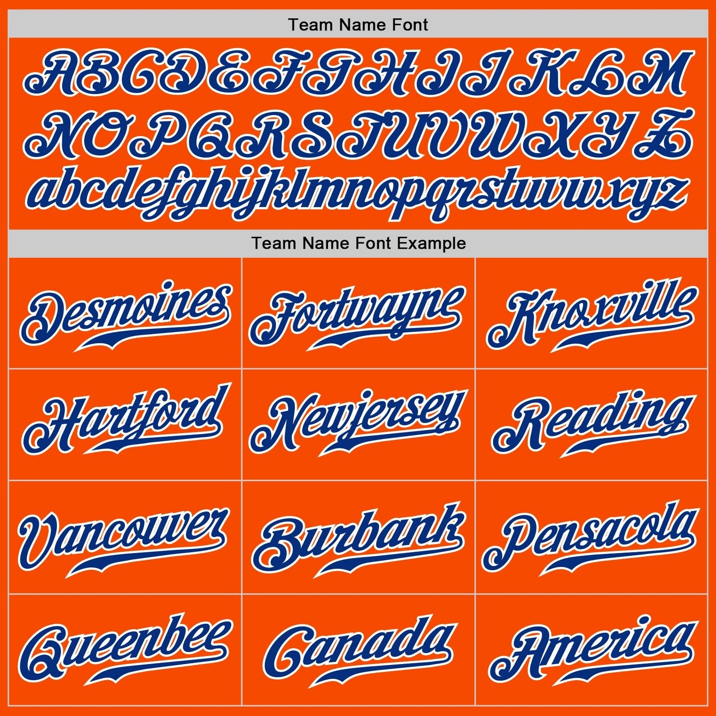 Custom Orange White Pinstripe Royal-White Authentic Baseball Jersey baseball jersey product view 5