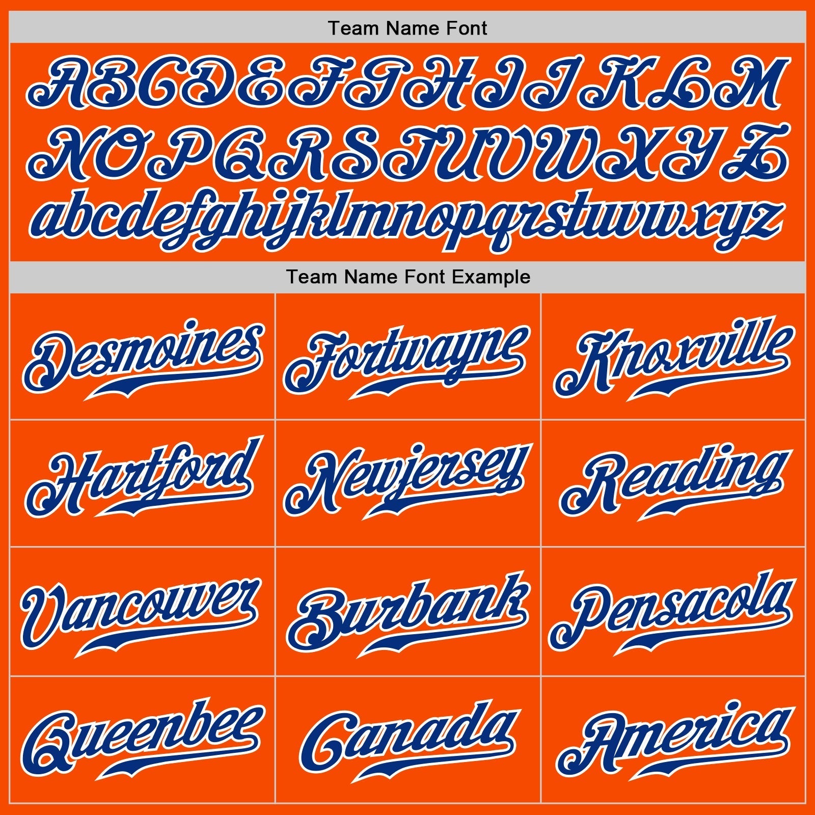 Custom Orange White Pinstripe Royal-White Authentic Baseball Jersey baseball jersey product view 5
